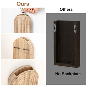 Umitiu waterproof-coated wood planter resists humidity for indoor or outdoor use.