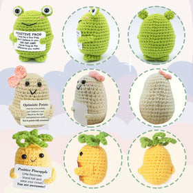 UNCLEM duck crochet toy serves as a cozy desk companion and keepsake
