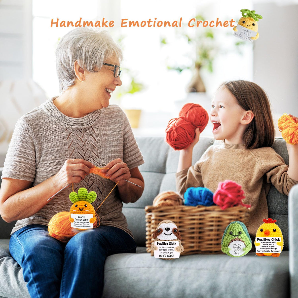 UNCLEM frog crochet character delivers playful energy and desk uplift