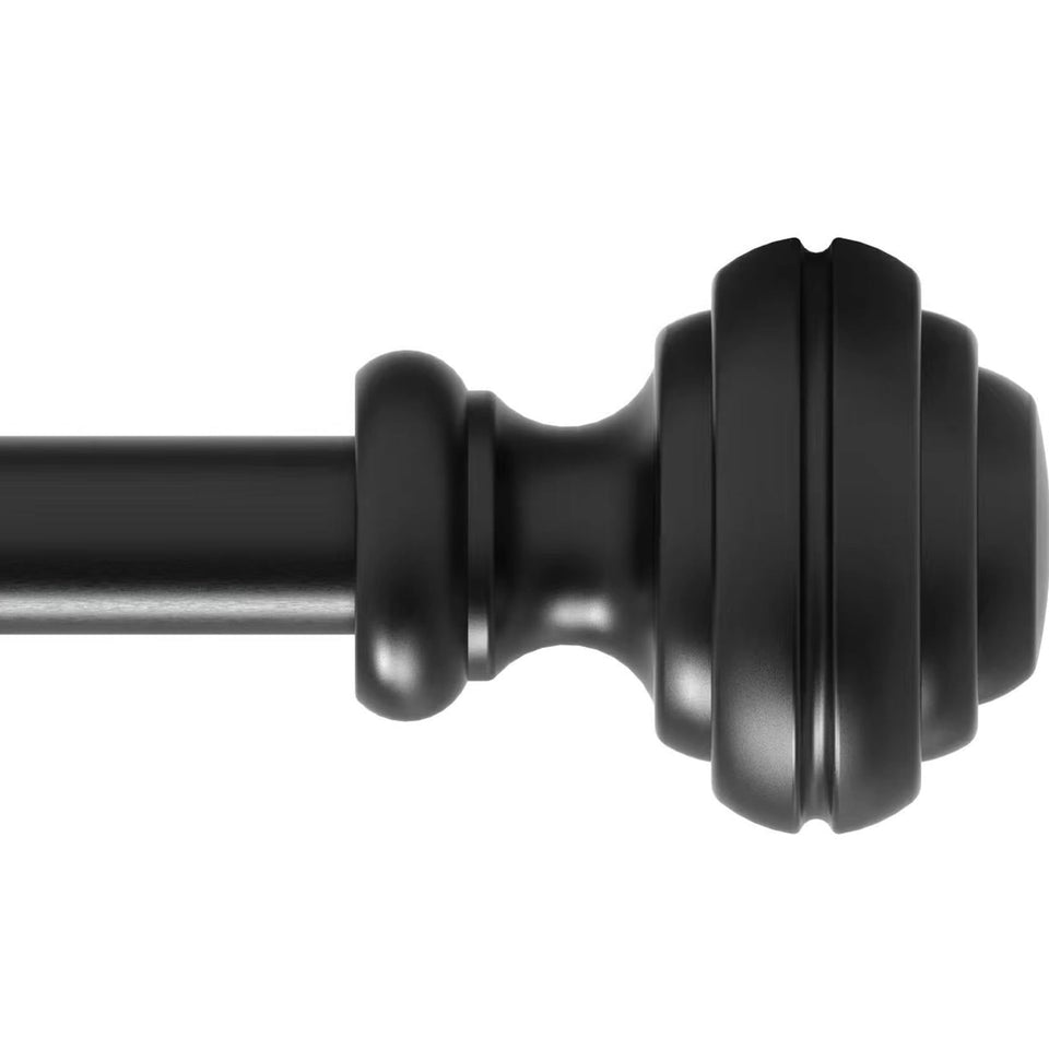 UNCONSIL curtain rod shows adjustable length from 16 to 116 inches for versatile window fit.
