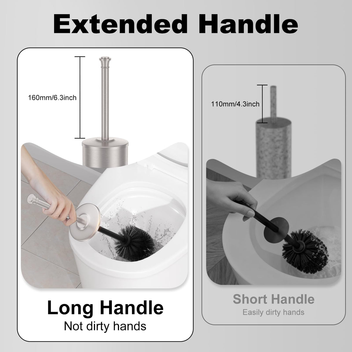 UNCONSIL stainless steel heavy duty brush with durable bristles for thorough cleaning.