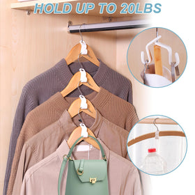 UNEFCYC hanger connectors provide stable, heavy-duty support for bulky garments in use.