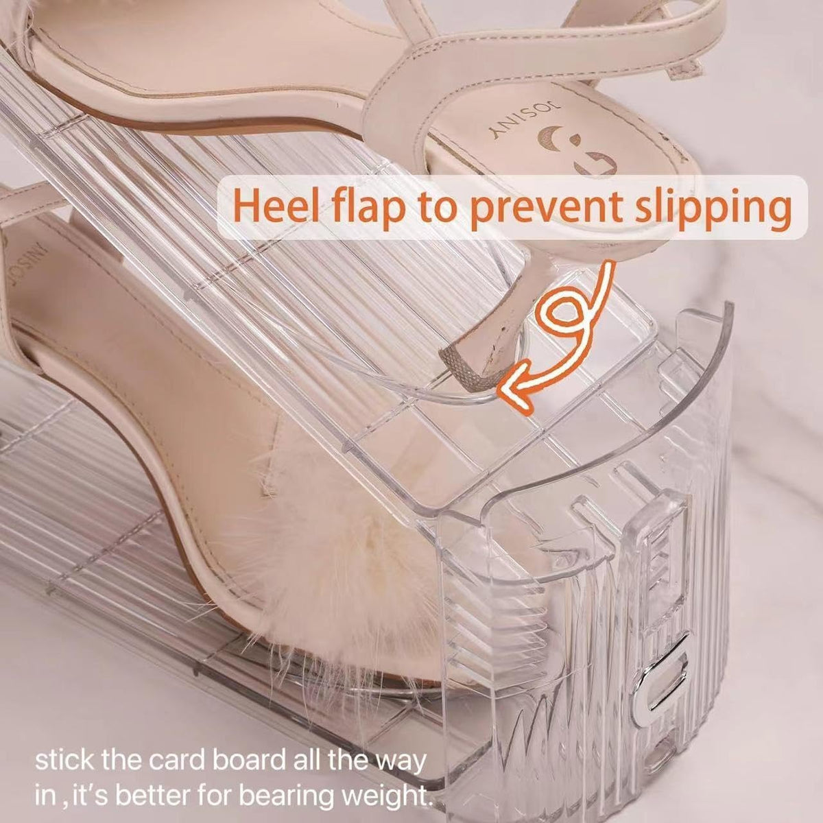 Uni HIMO 20 pack raised baffles prevent slipping of high heels