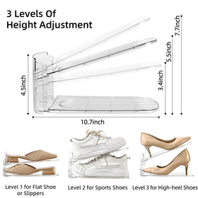 Uni HIMO 20 pack two tier setup for organized closet storage