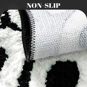 UNIBATH You Look Good bath mat absorbent fibers keep feet dry after showers