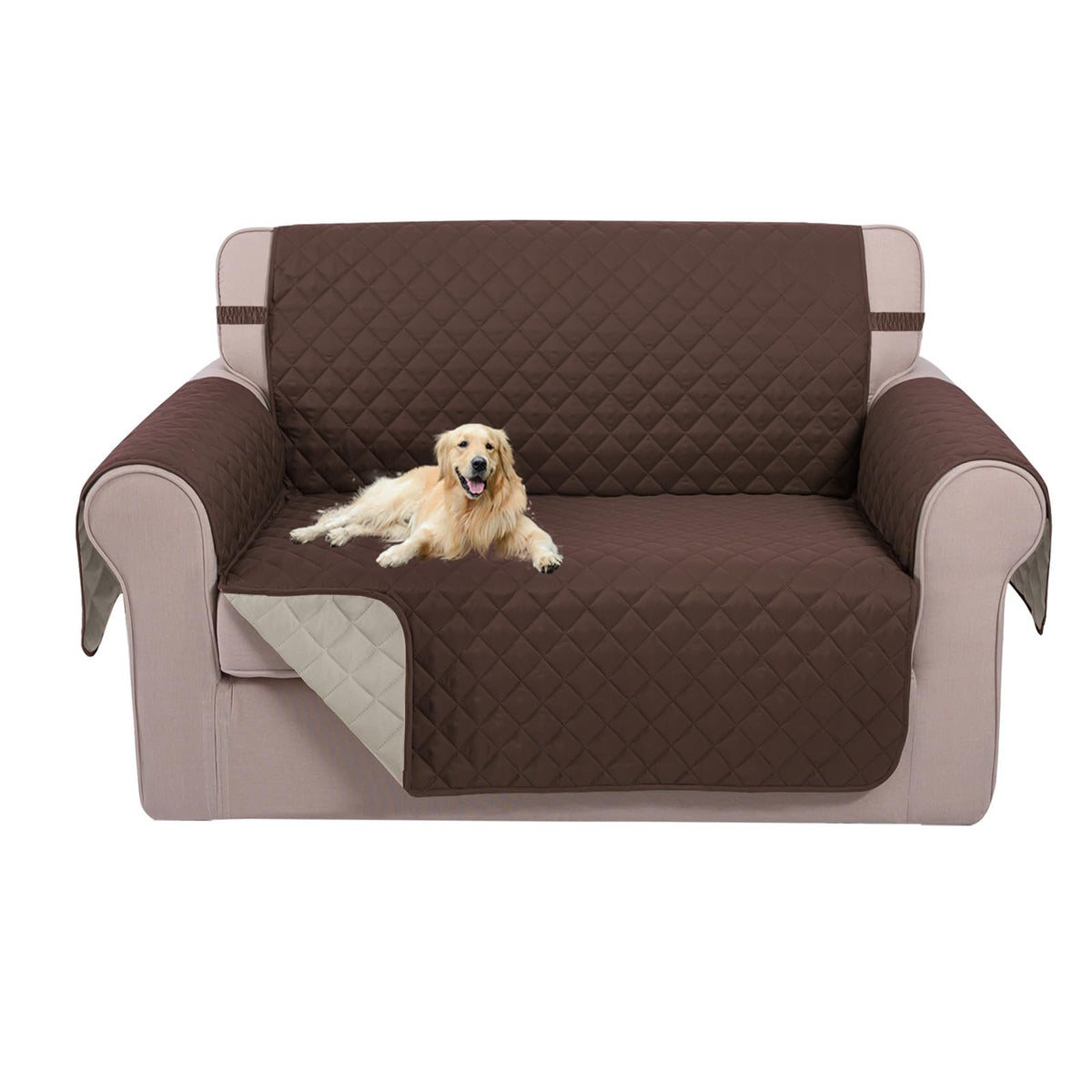 U-NICE HOME Loveseat Cover fabric water-repellent protects your couch from spills