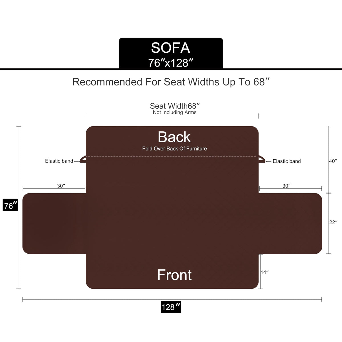U-NICE HOME furniture protector offers practical protection with a soft, reversible touch.