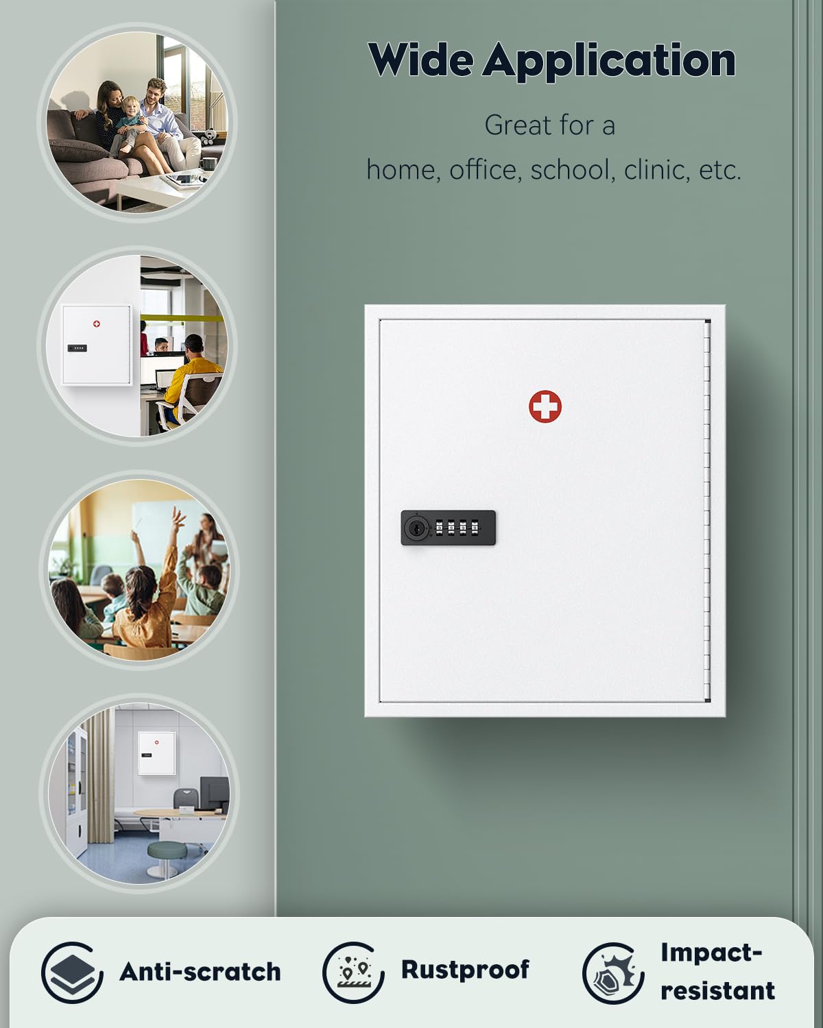 Uniclife cabinet installation guide ready for wall mounting