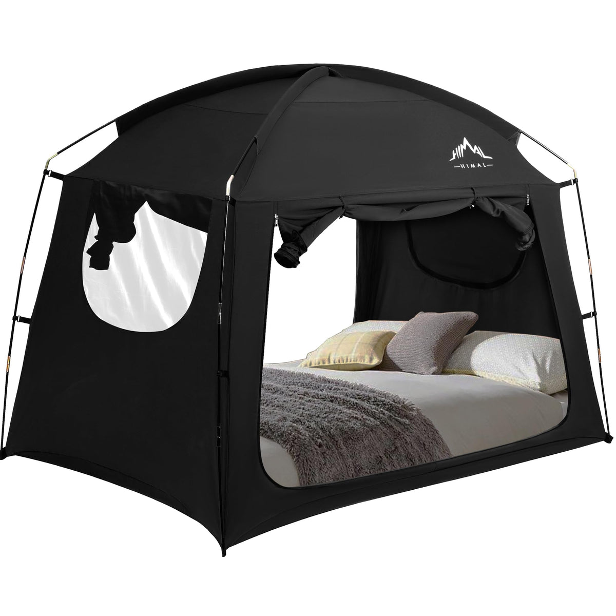 uniHimal bed tent with dual-entry design for easy access and airflow
