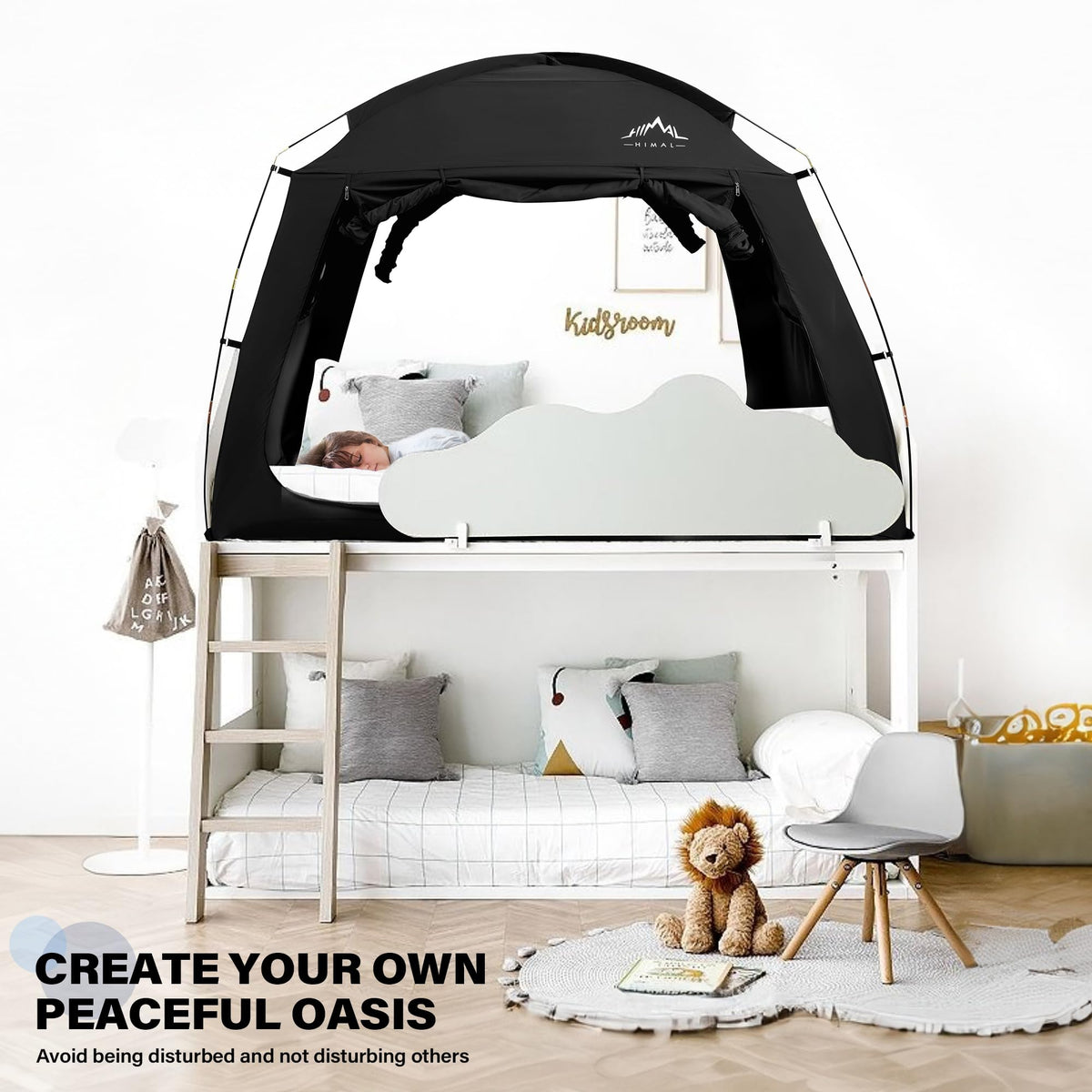 uniHimal quick-setup bed tent under five minutes