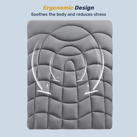 UNIKOME quiet waterproof layer prevents crinkles while guarding against spills.
