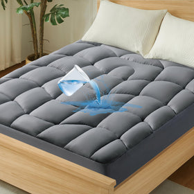 UNIKOME queen mattress pad fabric texture for breathable comfort