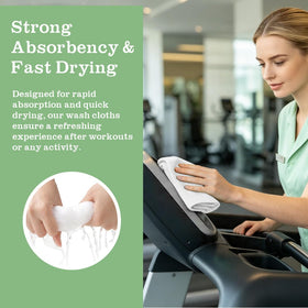 UNIMADE absorbent quick-dry cloth shows fast moisture pickup for busy mornings.