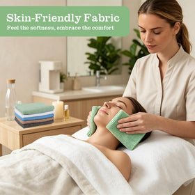 UNIMADE locked-edge durability demonstrates long-lasting towels with reinforced borders.