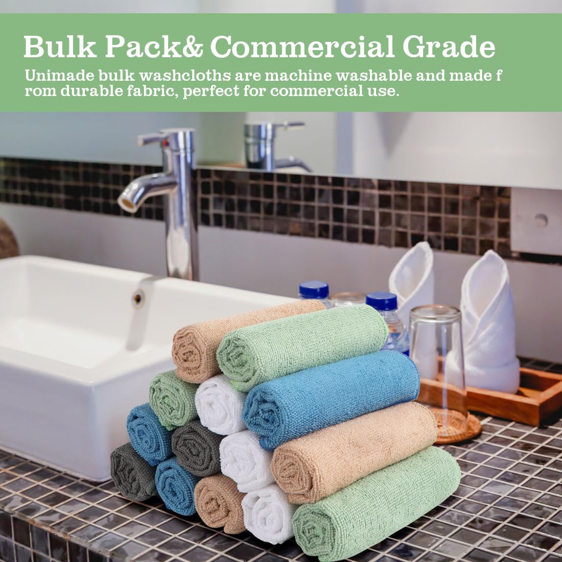 UNIMADE multi-purpose towels for hotel and spa use-case prove versatile cleaning options.
