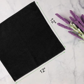 UNIMADE washcloths 12x12-inch square for everyday face and hand use.