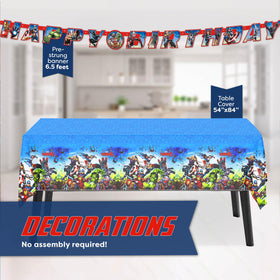 Unique Avengers 9-inch plates provide sturdy dining for kids.