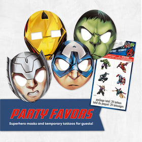 Unique Avengers napkins offer quick cleanup with absorbent paper.