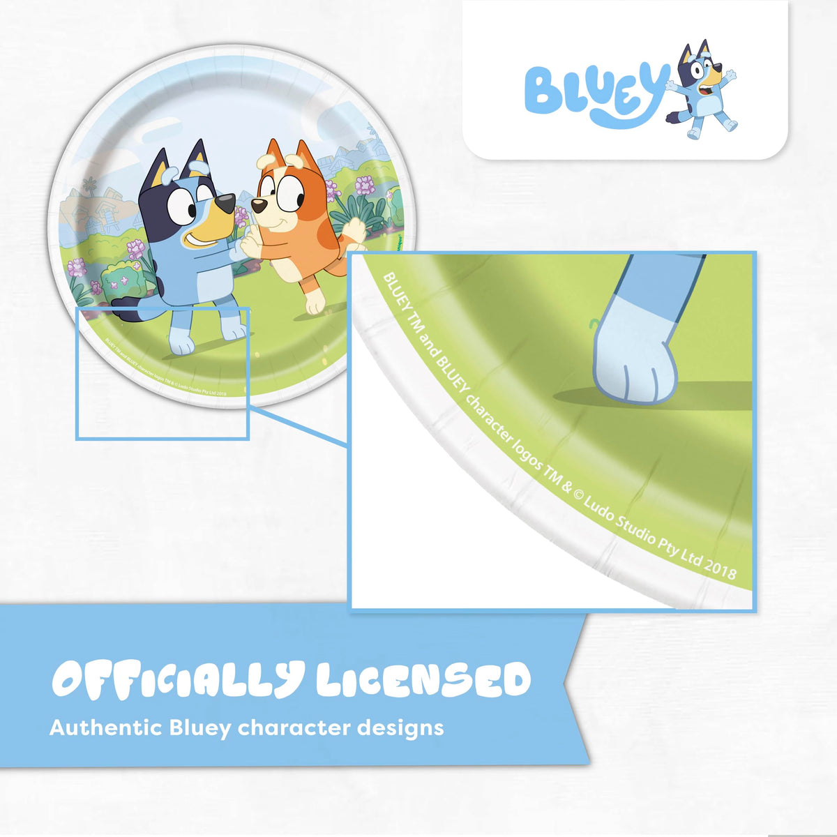 Unique Bluey party decor visuals—playful artwork that elevates the celebration.