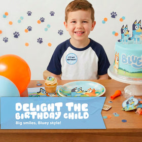 Unique Bluey tableware set for easy setup and memorable party tables.