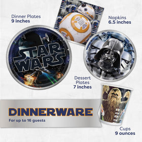 Unique Classic Star Wars cake plates create festive dessert moments.