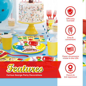 Durable paper plates provide sturdy, leak-resistant serving for quick celebrations.