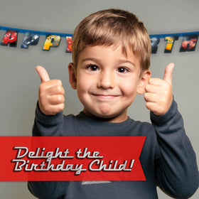 Unique Disney Cars decor kit speeds up setup and takedown for a smooth party flow.