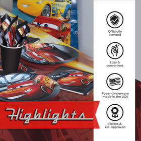 Unique Disney Cars sticker adds a playful keepsake for guests and photos.