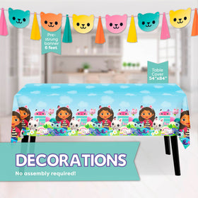 Unique Gabby Dollhouse 7-inch plates simplify serving with coordinating style
