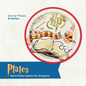 Unique Harry Potter 6.5-inch 2-ply napkins for reliable spill absorption.