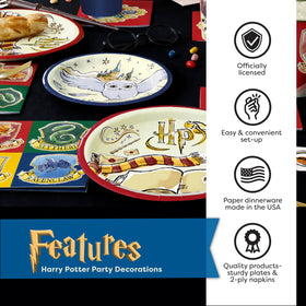 Unique officially licensed Harry Potter decor for authentic theme cohesion.
