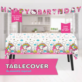 Unique Hello Kitty plates provide sturdy, leak-resistant serving for kids' party foods