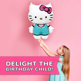 Unique Hello Kitty sticker for fun party favors or activity corners.