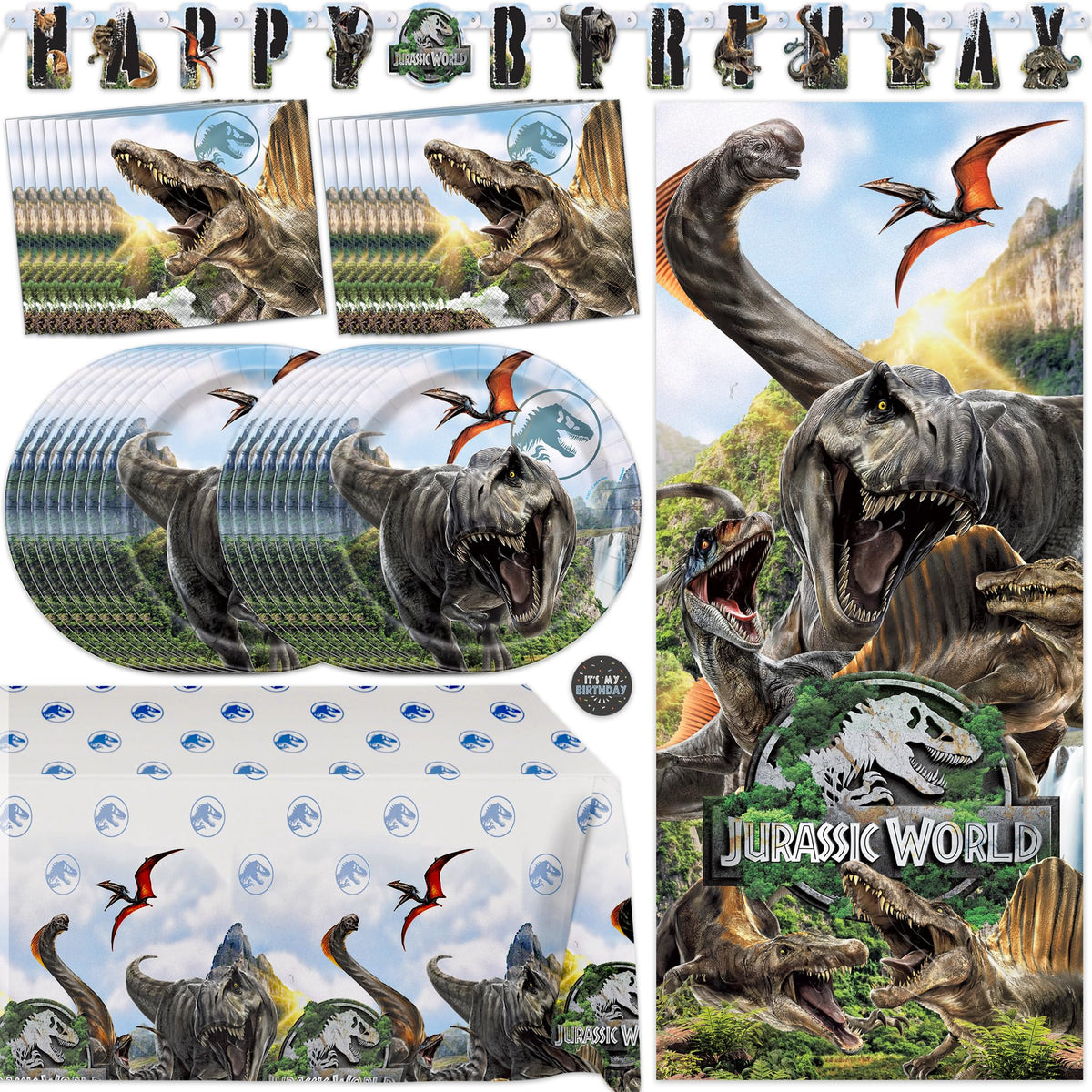 Unique Jurassic Park door poster backdrop for immersive entry decor