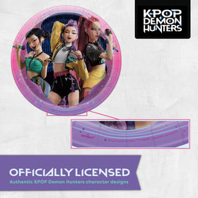 Unique KPop Demon Hunters official licensing stamp on packaging.