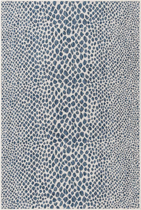 Unique Loom Cape Town outdoor rug blue olive; suitable for indoor-outdoor use across rooms.