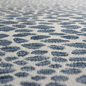 Unique Loom Cape Town outdoor rug blue olive; water-friendly look for outdoor spaces.