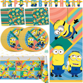 Unique Minions banner 6ft bright decor for a vibrant birthday backdrop.