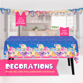 Unique My Little Pony plates handle pizza and cake with a sturdy, leak-resistant design.