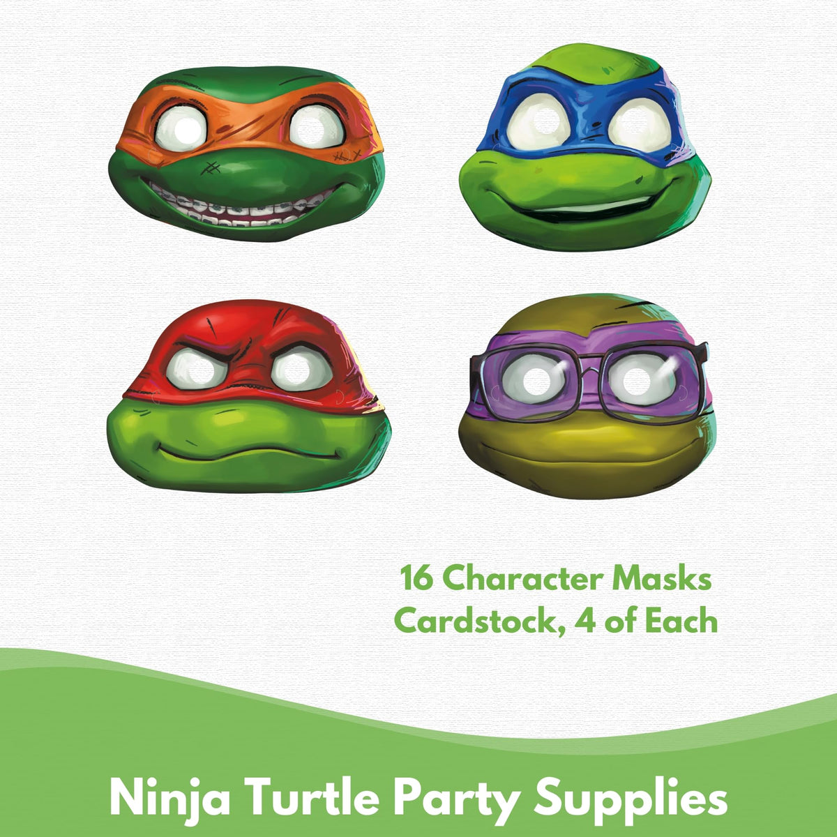 Unique Ninja Turtle banner and checklist boost event flow and coordinated party visuals.