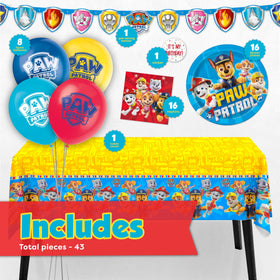 Unique Paw Patrol balloons set adds festive color and easy setup to any table