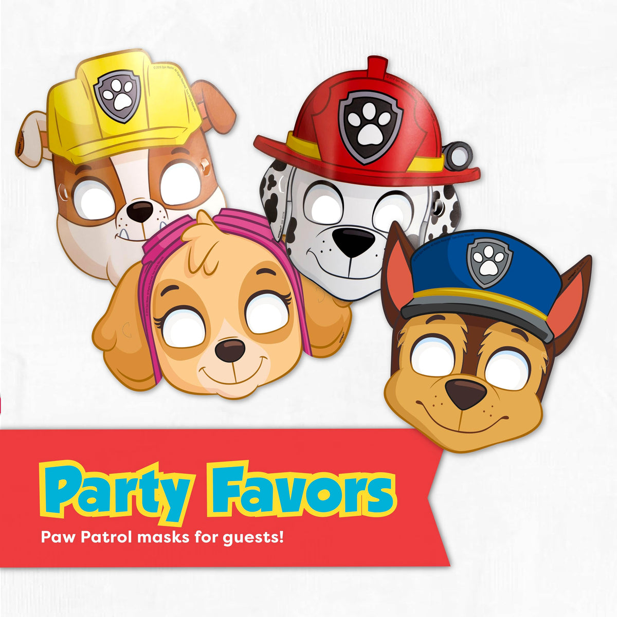 Unique Paw Patrol character masks invite kids to dress up