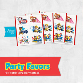 Unique Paw Patrol napkins 9in, helps with spills with themed flair.