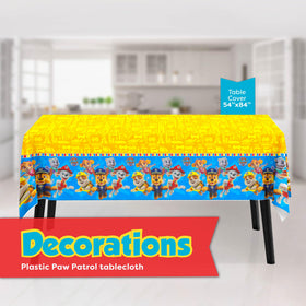 Unique Paw Patrol napkins add color and quick cleanup at the table.