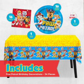 Unique Paw Patrol 9-inch plates ideal for pizza, cupcakes, or cake servings.