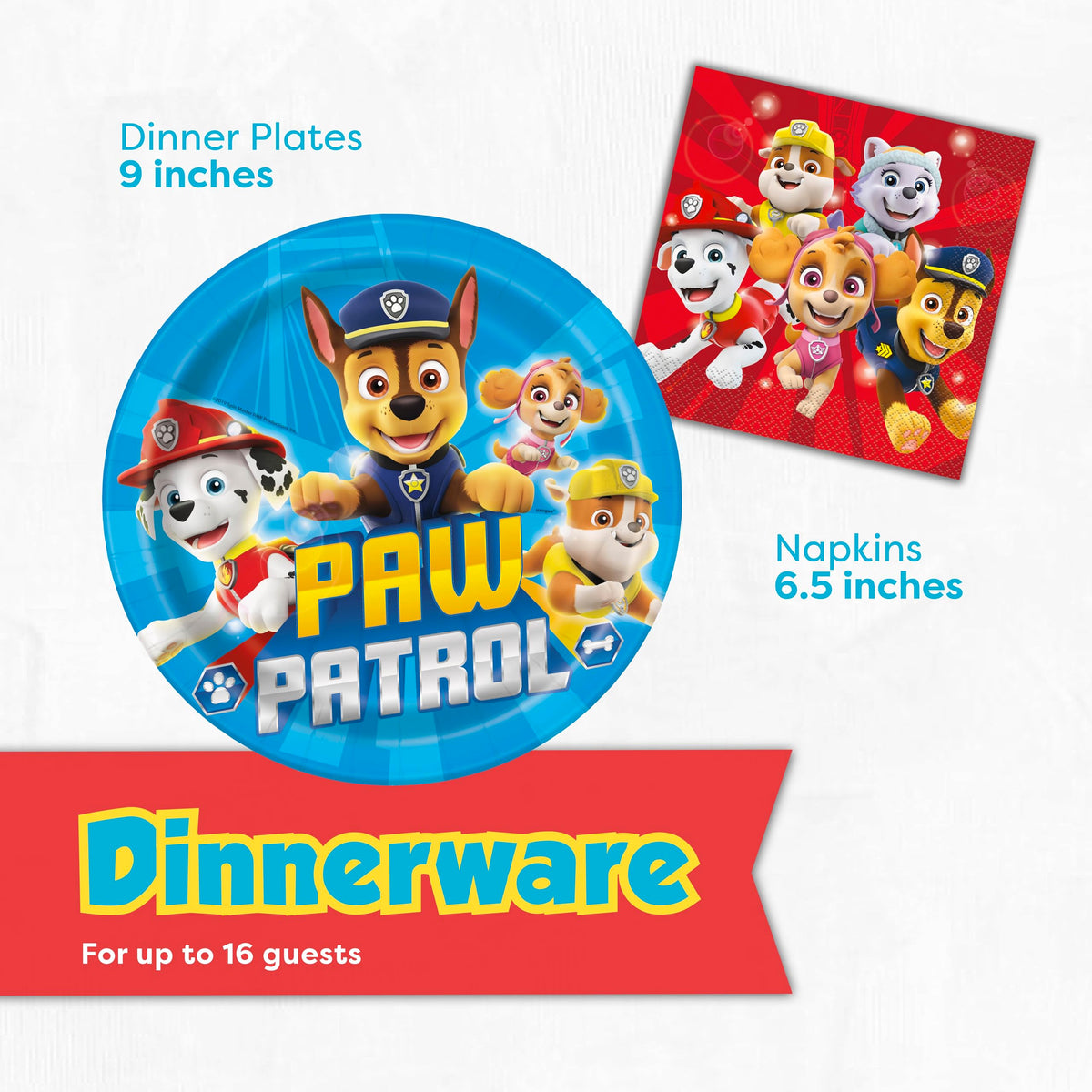 Unique Paw Patrol tablecloth protects surfaces while elevating decor