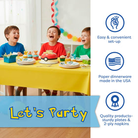 Unique Pokemon birthday sticker adds a festive finishing touch to the table.