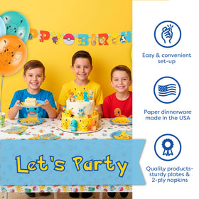 Unique Pokemon decorations collection enhances the themed party look