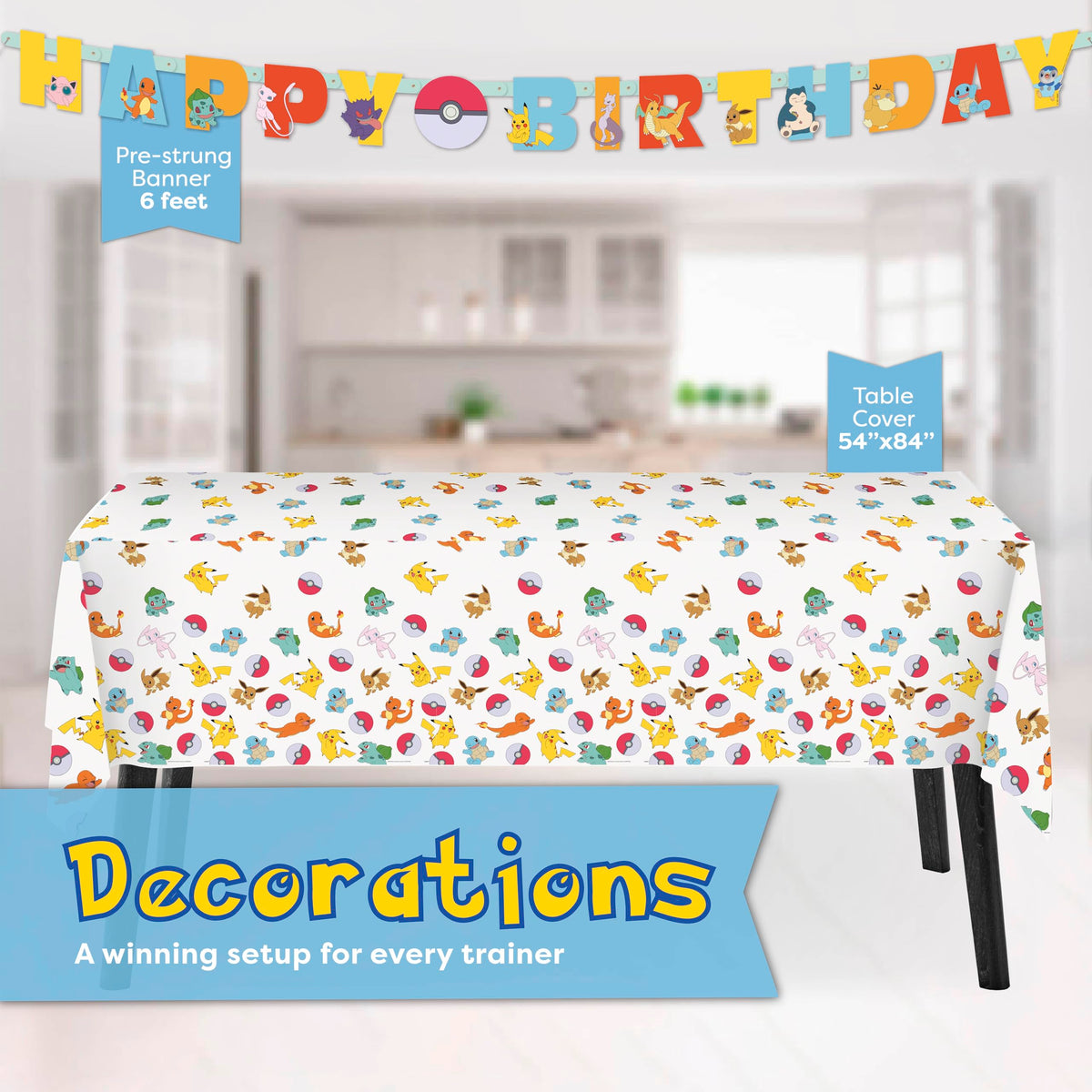 Unique Pokemon seven-inch dessert plates ideal for cupcakes and treats
