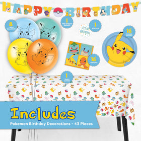 Unique Pokemon 9-inch plates provide sturdy dinnerware for pizza and cake.